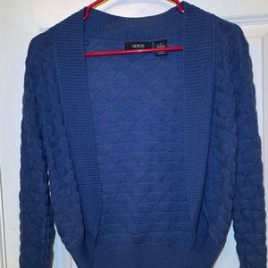 Blue cardigan long sleeves